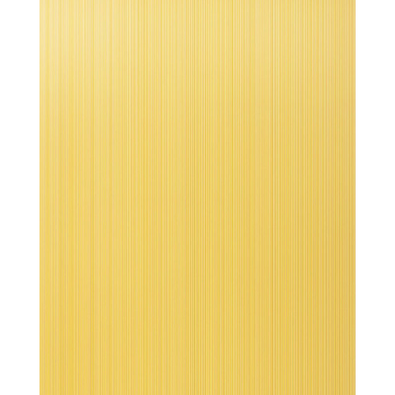 Unicolour-wallpaper wall Edem 598-21 blown vinyl wallpaper textured with stripes matt yellow saffron-yellow broom-yellow 5.33 m2 (57 ft2) - yellow
