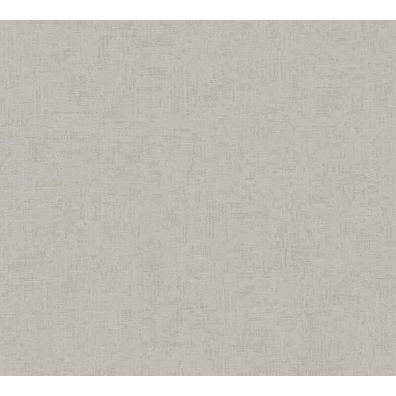 Unicolour wallpaper wall Profhome 306464 hot embossed non-woven wallpaper slightly textured unicoloured shimmering grey platinum grey 5.33 m2 (57 ft2)