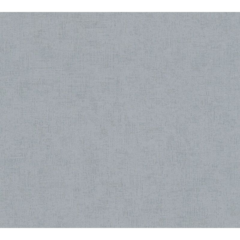 Unicolour wallpaper wall Profhome 306463 hot embossed non-woven wallpaper slightly textured unicoloured shimmering blue blue grey 5.33 m2 (57 ft2)