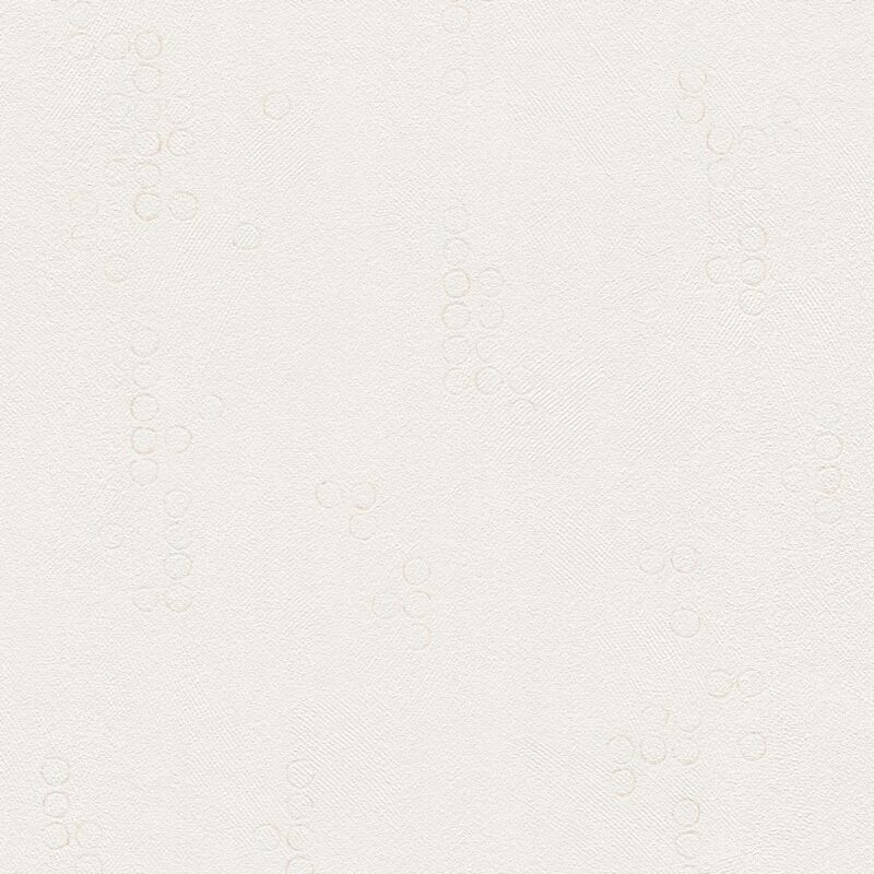 Unicolour wallpaper wall Profhome 377632 non-woven wallpaper slightly textured unicoloured matt cream white 5.33 m2 (57 ft2) - cream