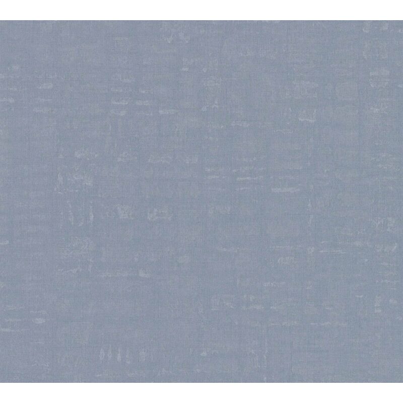 Unicolour wallpaper wall Profhome 387457 hot embossed non-woven wallpaper slightly textured unicoloured matt blue pigeon blue 5.33 m2 (57 ft2)