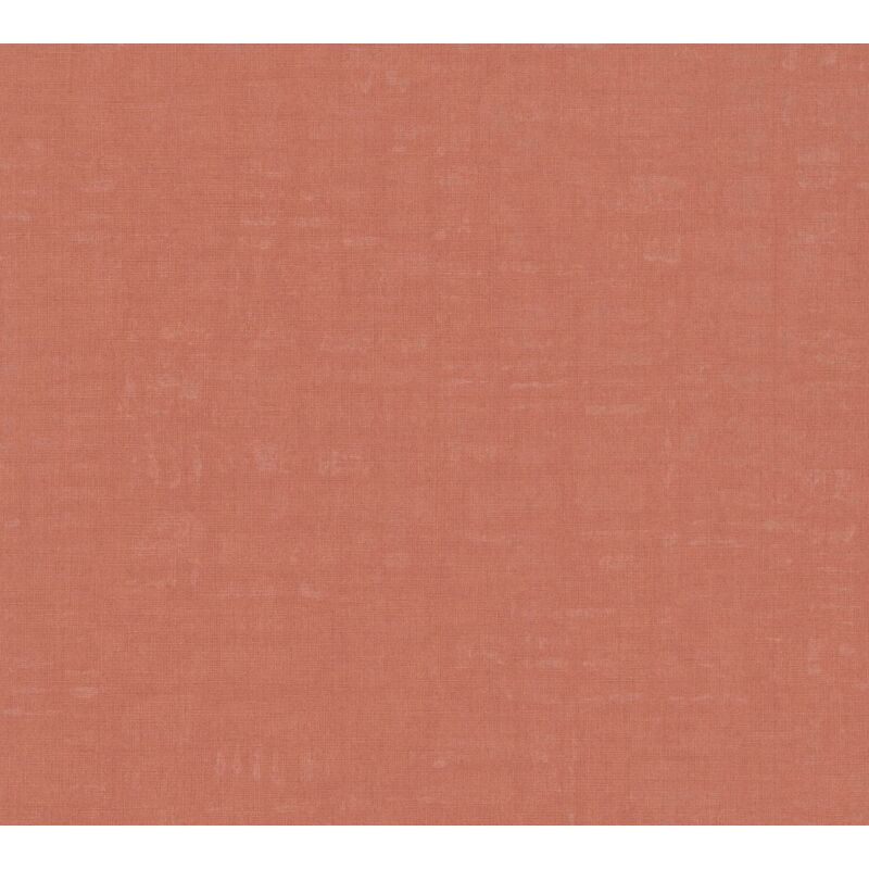 Unicolour wallpaper wall Profhome 387458 hot embossed non-woven wallpaper slightly textured unicoloured matt orange salmon pink red orange 5.33 m2