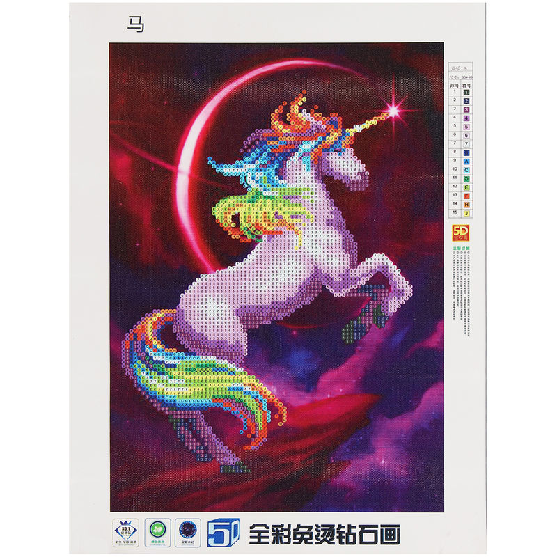 

Unicorn Diamond Painting Table Wall 5D DIY Decoración para el hogar Sasicare