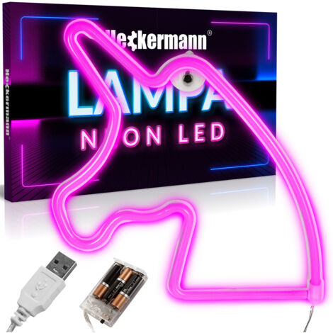 Unicornio colgante de neón LED de Heckermann