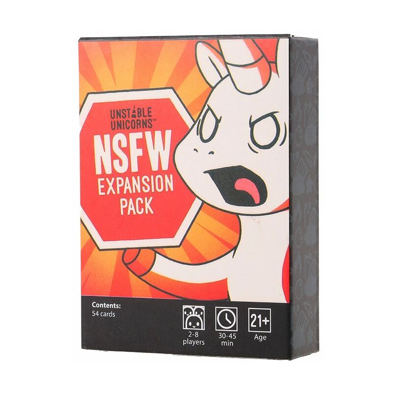 

Unicornios inestables NSFW Expansion Pack 2 Card Game Party Play Cards Un juego de cartas para ninos Ninos