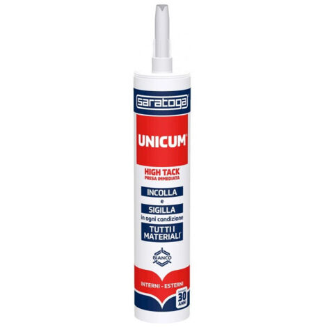 Unicum saratoga colla sigillante silicone estremo hight tack unicum bianco gr460