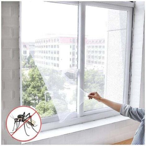 unidad Blanco - 130x150cm - Mosquitera / Reja para ventana - Recortable
