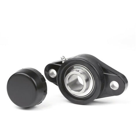 Unidad de alojamiento de cojinetes con brida ID 30 mm ovalada IN