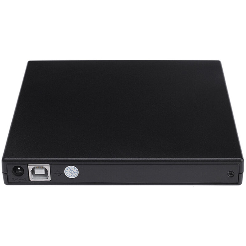 

Unidad de DVD externa, USB2.0 Unidad portatil de CD / DVD +/- RW / Reproductor de DVD Grabadora de CD para computadora portatil de escritorio, Negro