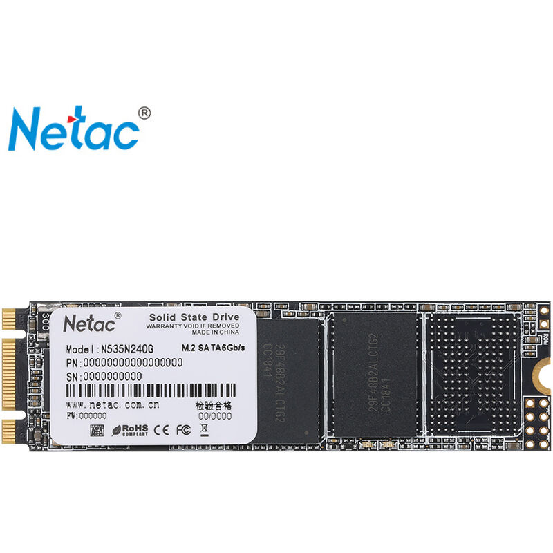 

Unidad de estado solido N535N M.2 2280 SSD SATAIII 6Gb / s 240GB PCIe Gen3 3D MLC / TLC NAND Flash - Netac