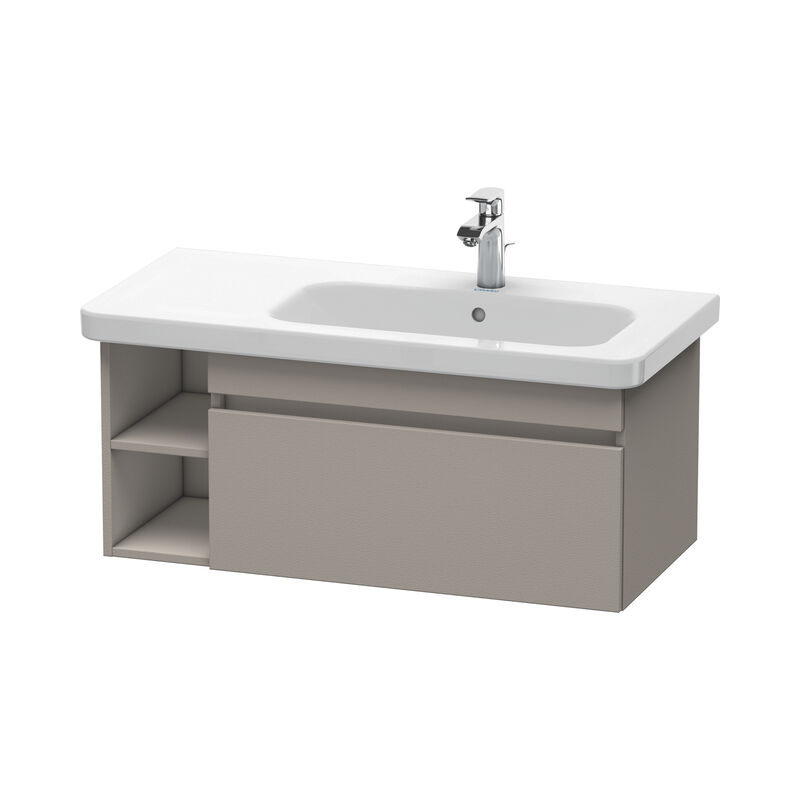 

Unidad de lavabo Duravit DuraStyle de pared 6396, 1 extraíble, 930mm, para lavabo DuraStyle a la derecha, Color (frente/cuerpo): Terra Mate