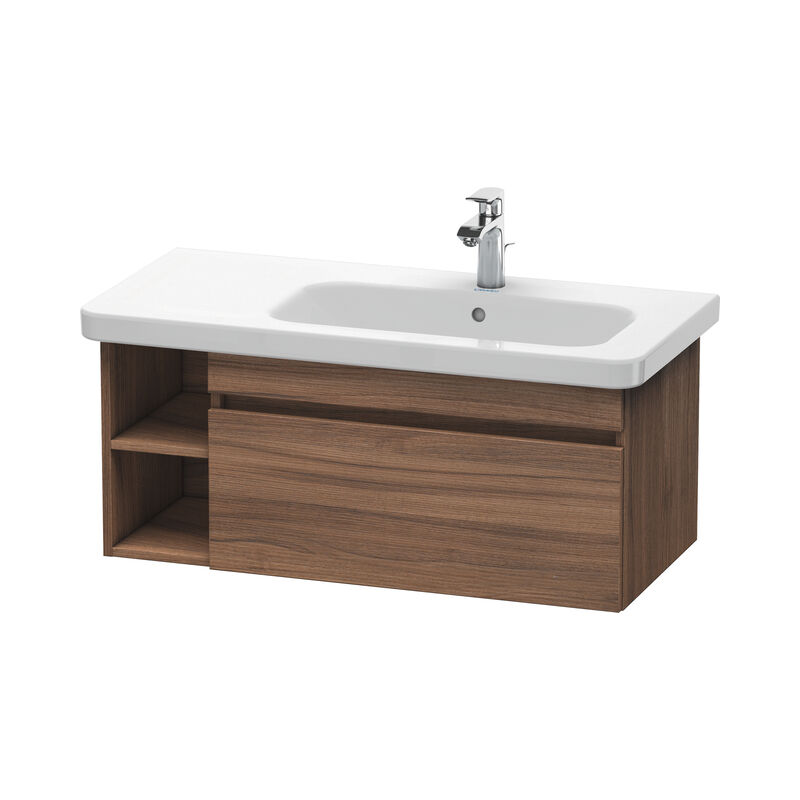 

Unidad de lavabo Duravit DuraStyle de pared 6396, 1 extraíble, 930mm, para lavabo DuraStyle a la derecha, Color (frente/cuerpo): Nogal natural