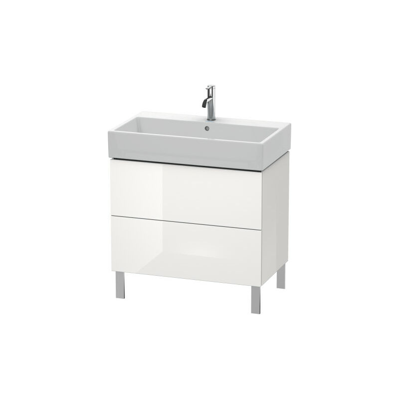 

Unidad de lavabo Duravit L-Cube de pie 78,4 x 45,9 cm, 2 extraíbles, para Vero Air 235080, color: Nogal natural decorado - LC677707979