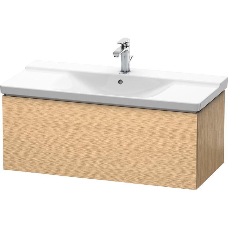 

Unidad de lavabo Duravit L-Cube, para montaje en pared, ancho 1020mm, profundidad 481, 1 extraíble, se ajusta 'P3 Comfort'. Artículos 233210, 233310