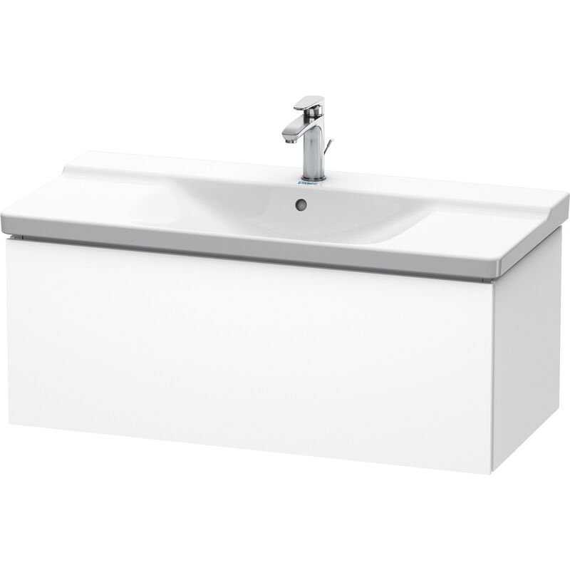 

Unidad de lavabo Duravit L-Cube, para montaje en pared, ancho 1020mm, profundidad 481, 1 extraíble, se ajusta 'P3 Comfort'. Artículos 233210, 233310