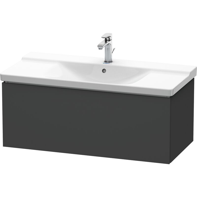 

Unidad de lavabo Duravit L-Cube, para montaje en pared, ancho 1020mm, profundidad 481, 1 extraíble, se ajusta "P3 Comfort". Artículos 233210, 233310