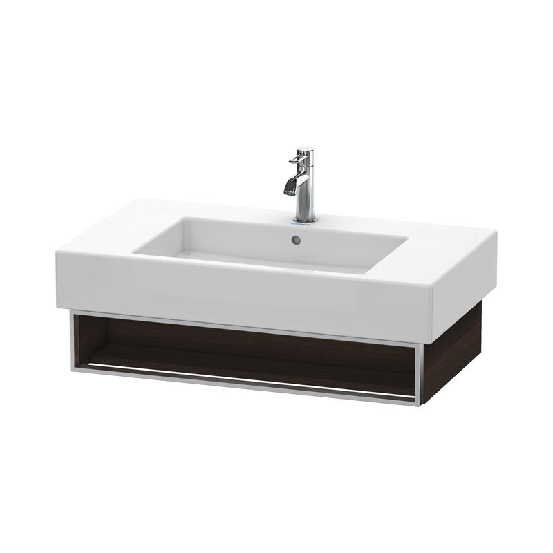 

Unidad de lavabo Vero de Duravit para montaje en pared 6013, con 1 compartimento abierto incl. toallero, 800 mm, Color (frente/cuerpo): Nogal