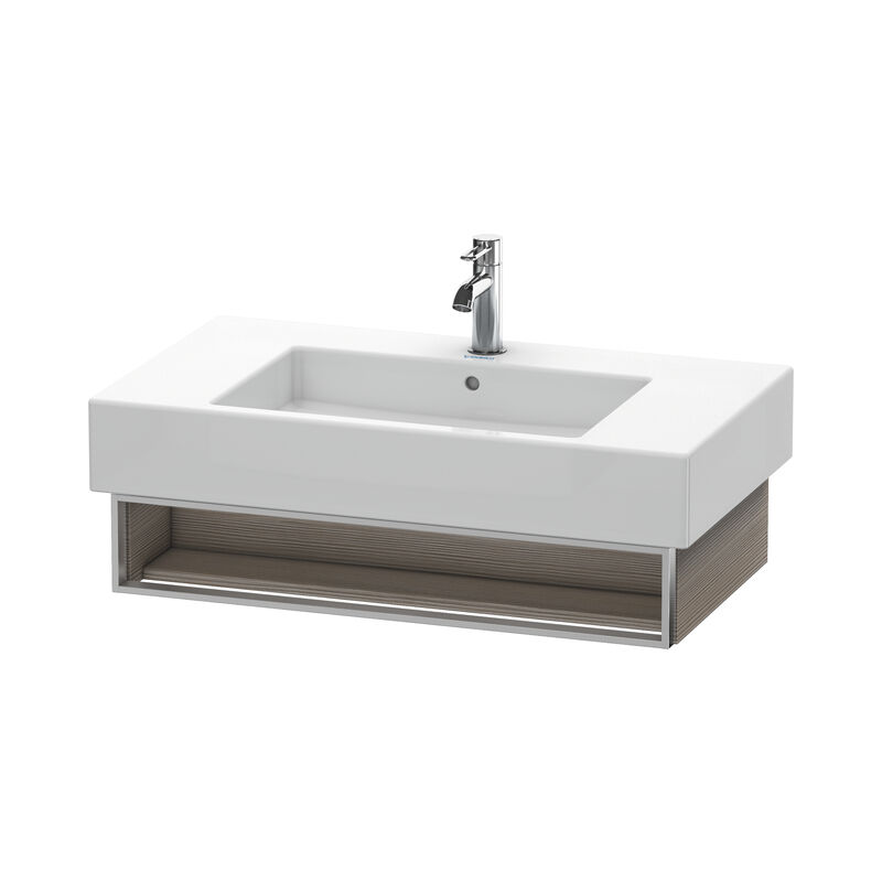 

Unidad de lavabo Vero de Duravit para montaje en pared 6013, con 1 compartimento abierto incl. toallero, 800 mm, Color (frente/cuerpo): Decoración