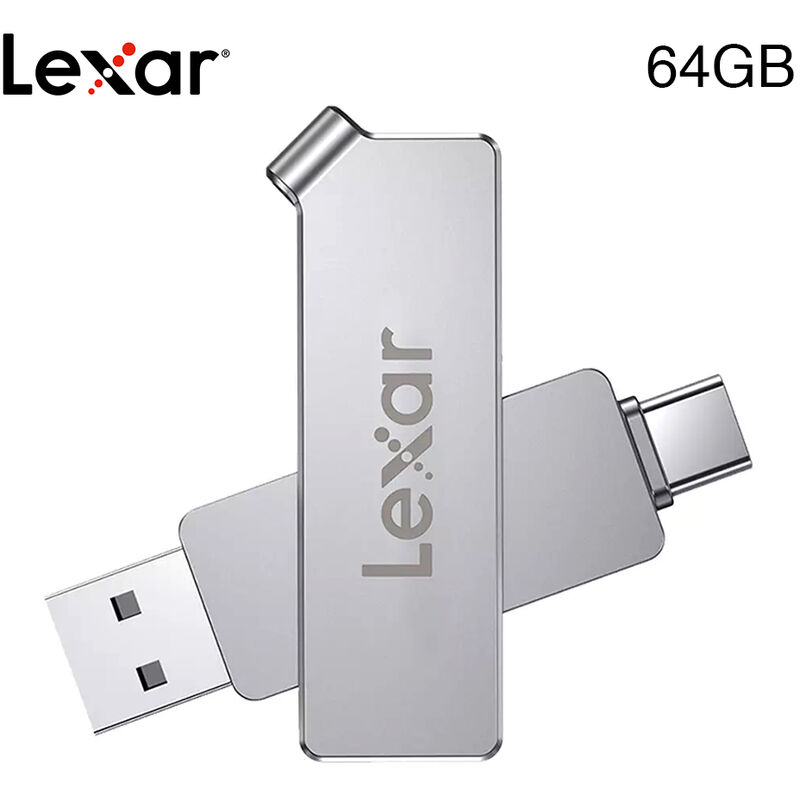 

Unidad flash JumpDrive Dual Drive D30c USB 3.1 Tipo-C 256GB 128GB 64GB 32GB130MB / s Memory Stick Tipo A + Unidad flash tipo C para telefono /