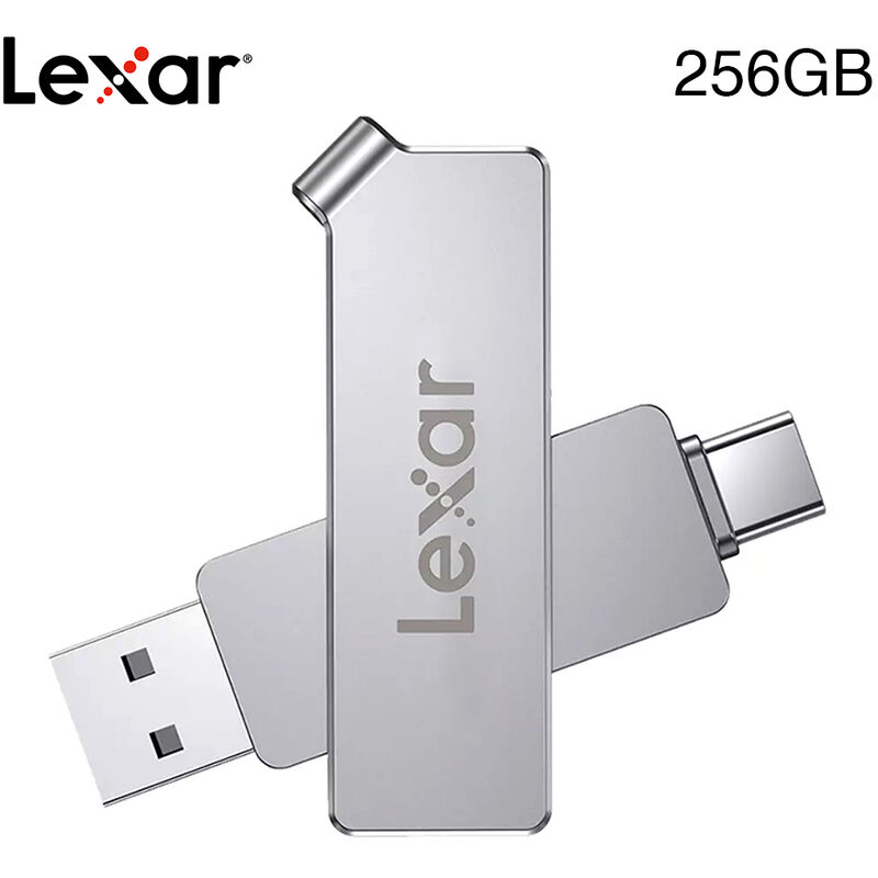 

Unidad flash JumpDrive Dual Drive D30c USB 3.1 Tipo-C 256GB 128GB 64GB 32GB130MB / s Memory Stick Tipo A + Unidad flash tipo C para telefono /