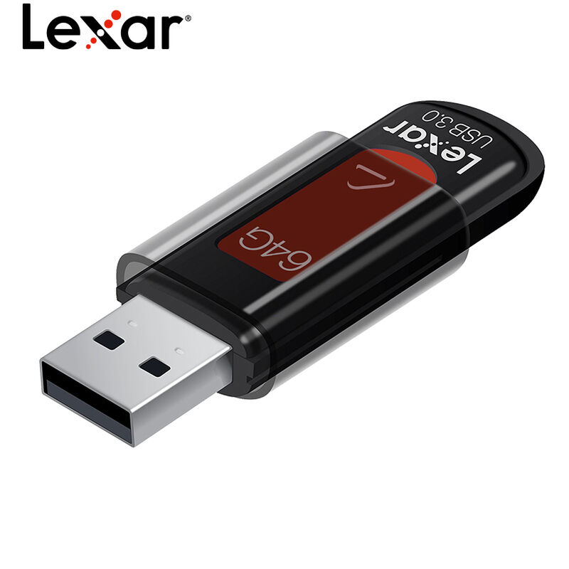 

Unidad flash USB S57 de 64 GB, disco U de alta velocidad USB3.0 con cubierta deslizante protectora de velocidad de lectura de 150 MB / s, cifrado AES