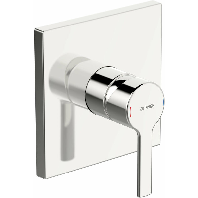 

Unidad funcional ronda con juego decorativo monocomando para ducha, roseta cuadrada, 150x150mm, cromado - 83869583 - Hansa