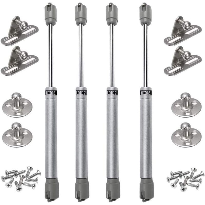 UNIDS Puntales de Gas 100N Muebles Hidráulicos Resorte Amortiguadores de Gas Original Puerta de Gabinete de Cocina Brazo Neumático para Elevación de