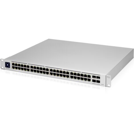 UniFi Pro 48-Port PoE Gestionado L2/L3 Gigabit Ethernet (10/100/1000) Energía sobre Ethernet (PoE) 1U Plata