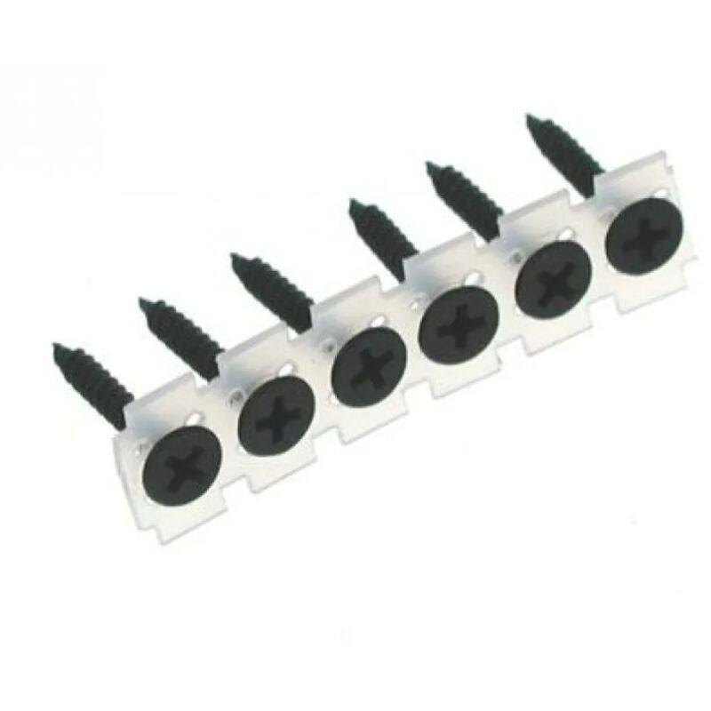 Unifix 3.9 X 55 BOX 1000. COLLATED DRYWALL SCREWS BUGLE HEAD BLACK PHOSPHATE