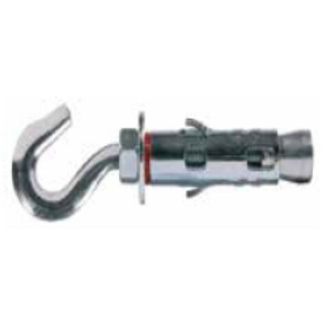 UNIFIX - 4 PEZZI - TASSELLO IN ACCIAIO PER FISSAGGI PESANTI CON GANCIO STAMPATO 12MM