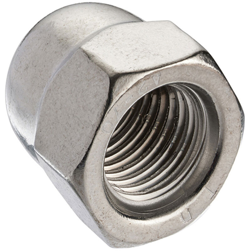 Unifix A2-304 Dome Nuts DIN 1587 M20 x 2.50 in Silver