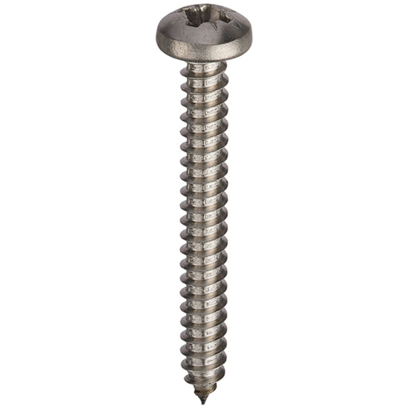Unifix A2-304 Self-Tapping Screws 8G x 2.1/2inch - Box of 200