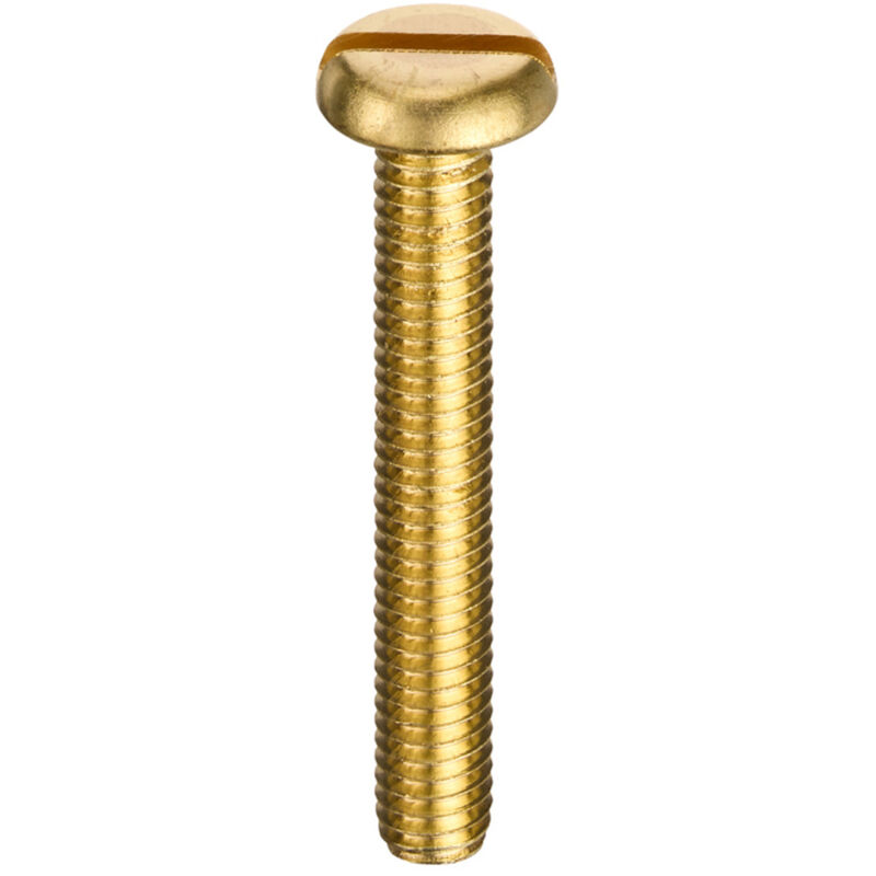 Unifix Brass Machine Screws M6 x 10 Gold M6 x 10