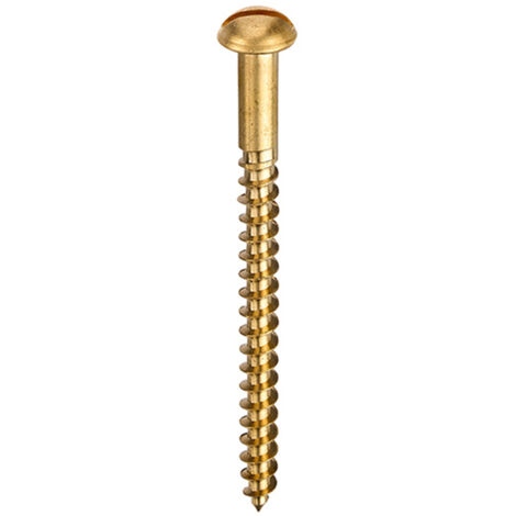 Unifix Brass Woodscrews 10G x 1" - Box of 200
