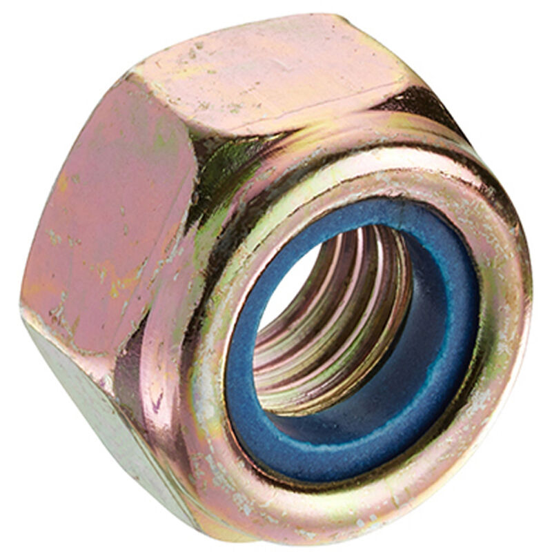 Unifix Class 8 Nylon Insert Nuts P Type DIN 982 ZYP M8 x 1.25 in Gold
