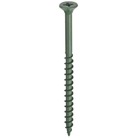Unifix Decking Screws Pozi Csk Head Green Coating -