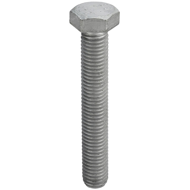 Unifix Grade 8.8 HT Hexagon Setscrews M12 x 80 in Grey