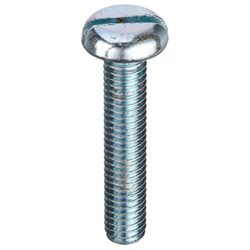 Unifix Machine Screws Slotted Pan Head M5 x 25 Silver M5 x 25