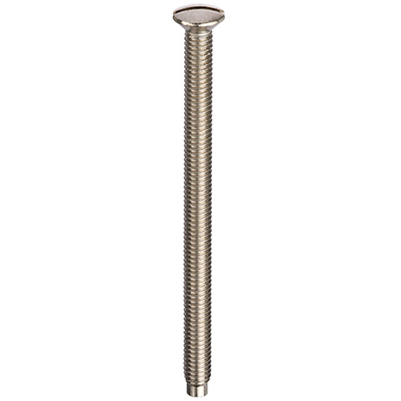 Unifix Machine Screws Slotted Raised Csk Head M3.5 x 75 Silver M3.5 x 75