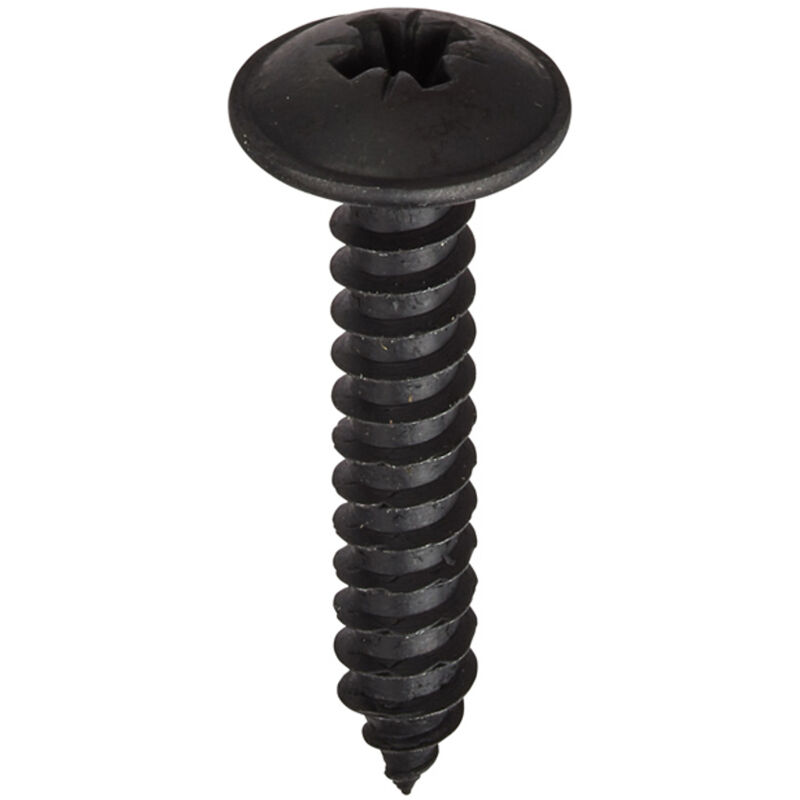 Unifix Self-Tapping Screws Pozi Flange Head 6G X 1/4" in Black
