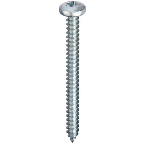 Unifix Self-Tapping Screws Pozi Pan Head AB DIN 7981-C-Z BZP 10G - Box of 1000