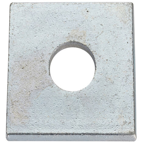 Unifix Square Plate Round Hole Washers Bzp - M16 x 50 x 3.0 - Box of 100