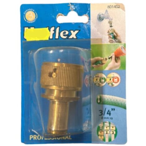 UNIFLEX - RACCORDO PORTAGOMMA STANDARD PROFESSIONAL DA 3/4'' MM19