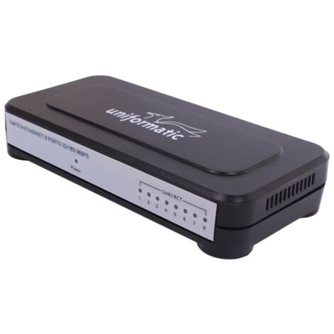 Uniformatic - Switch 8 Ports - Gigabit - Réf : 61004