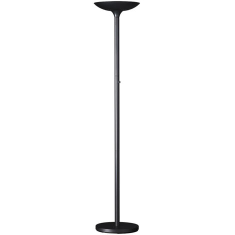 Unilux Lampe de sol LED noire 25 W 180 cm