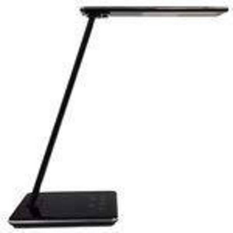 Unilux LINKA lampada da tavolo nera LED dimmerabile