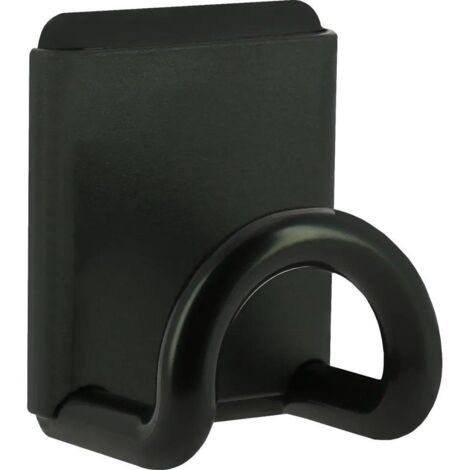 Unilux Patère Design Magnétique Noir 8x10 cm