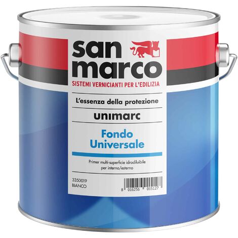 Unimarc fondo universale bianco lt 0,75 uniformante in interni ed esterni.