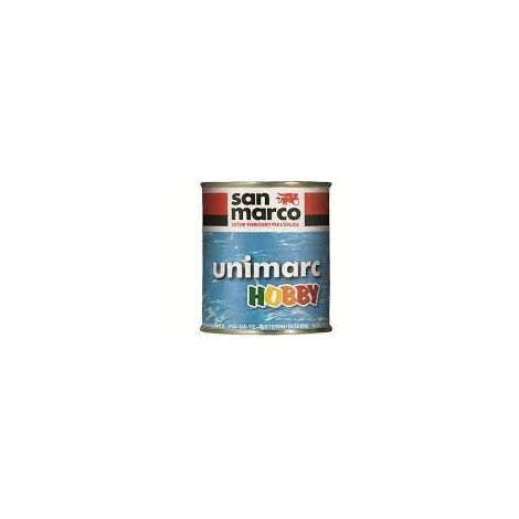 Unimarc hobby smalto all'acqua per decorazioni marrone cuoio lt 0.125