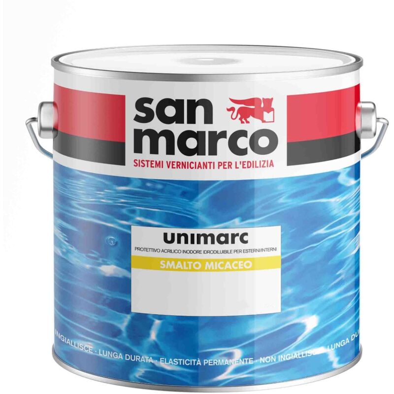 Unimarc Smalto Micaceo Grafite Lt 0,75 A Base Acqua